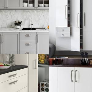 Poignées d'armoire en nickel brossé Offre Spéciale Poignées de tiroir de placard en laiton moderne - Product Image 5