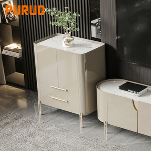 PURUO-mesa de <span class=keywords><strong>comedor</strong></span> de esquina, consola moderna de lujo, mesa de Mdf de gama alta <span class=keywords><strong>para</strong></span> muebles de sala de estar - Product Image 6