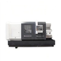Machine-outil de tournage CNC QK1327 de haute qualité à double mandrin à grande ouverture pour la coupe de tuyaux et de métaux