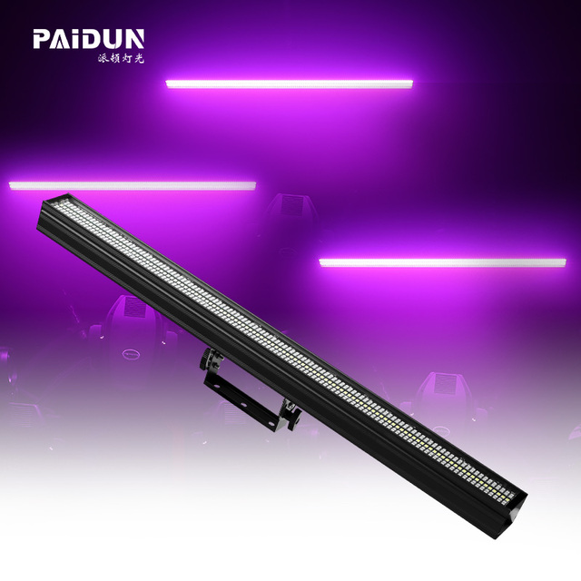 8+8 Aluminum Alloy LED RGB/RGBW Pixel Bar Stage Light-Strobe Wash Effects Outdoor Landscape Lighting Ra90 CRI 50000 Hours