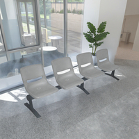 Banc extérieur commercial de sièges de sport de mobilier pour les salles d'attente de réception d'hôpital d'aéroport banc en métal pour l'usage d'hôtel de parc