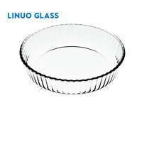 LINUO Plaque de cuisson en verre résistant à la chaleur de haute qualité pour le four Plaque de cuisson en verre anti-rayures pour micro-ondes