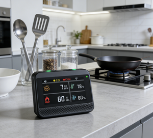 Aectec A1 Desain Ringkas Konduktor Tunggal Pemantau Kualitas Udara Mini Genggam Portabel TUYA WIFI Pengukur Gas Bahan Bakar - Product Image 6