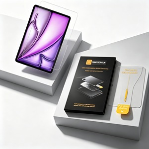 ฟิล์มกระจกนิรภัยแบบใส ติดตั้งง่าย ไม่มีฟองอากาศ สำหรับ <span class=keywords><strong>iPad</strong></span> 10th/A16 ขนาด 10.9 นิ้ว รุ่น HD Clear Protector - Product Image 2