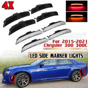 Nuevo Juego de 4 Luces Laterales de Parachoques para Chrysler 300 300C 2015-2021, Luces Repetidoras de Señal de Giro para Guardabarros y Pasos de Rueda - Product Image 1