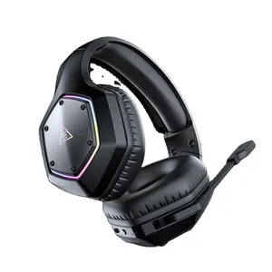 EKSA Gaming Headset E1000WT 2.4G mit 7.1 Surround und Musik modus mit RGB Gamer Kopfhörern mit Super Bass ANC Mikrofon Für PC PS5