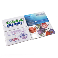 Carte de crédit d'affaires Usb 1gb 2gb 4gb 8gb 16gb 32gb 64gb 128gb Sublimation Usb Flash Drive Carte mémoire Usb Pen Drive Card