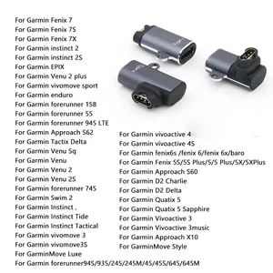 อะแดปเตอร์ชาร์จ USB ชนิด c/micro /<span class=keywords><strong>ios</strong></span> สำหรับ Garmin Fenix 7/<span class=keywords><strong>6</strong></span>/5 INSTINCT 2S venu 2 plus epix Forerunner ตัวแปลงชาร์จนาฬิกา745 - Product Image 6