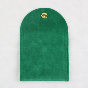 Pochette à bijoux en velours 8*8cm, petit emballage de luxe pour bijoux, sacs cadeaux pour bijoux, bouton pression pour emballage de bracelets et colliers, écologique - Product Image 5