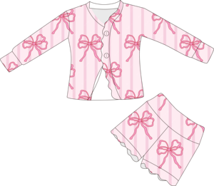Ensemble <span class=keywords><strong>de</strong></span> yoga rose à imprimé nœud pour filles, <span class=keywords><strong>tenue</strong></span> <span class=keywords><strong>de</strong></span> sport pour enfants, idéal pour le jeu actif et la pratique - Product Image 3