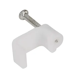 R-loại Clip Cáp Fastener dây kẹp Nylon Vít gắn kẹp điện kẹp dây Clip nhựa kẹp cáp