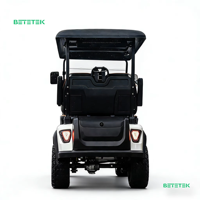 Carrito de Golf con Asientos Cómodos, Conducción Suave, Buen Agarre, para 4 Personas en Campos de Golf, para Carreteras No Públicas, DOT CE
