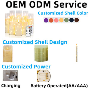 Fournisseur <span class=keywords><strong>en</strong></span> gros de <span class=keywords><strong>bougies</strong></span> <span class=keywords><strong>LED</strong></span> à piles, ensemble de 9 <span class=keywords><strong>bougies</strong></span> piliers claires scintillantes <span class=keywords><strong>en</strong></span> acrylique <span class=keywords><strong>avec</strong></span> <span class=keywords><strong>télécommande</strong></span> et lumière étoilée pour mariage - Product Image 2