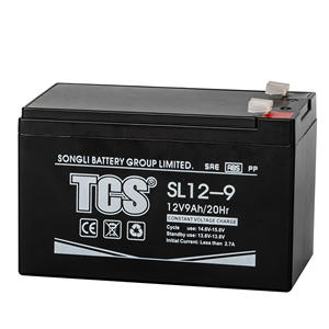 Batterie au plomb-acide SL12-9 <span class=keywords><strong>12V</strong></span> <span class=keywords><strong>9AH</strong></span>, norme TCS, petite batterie de stockage UPS pour tous les domaines - Product Image 1