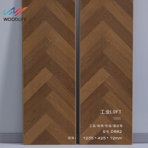 Pavimento di fabbrica personalizzare decorazioni per la casa elegante a spina di pesce Design <span class=keywords><strong>laminato</strong></span> <span class=keywords><strong>Parquet</strong></span> legno piastrelle per pavimenti - Product Image 5
