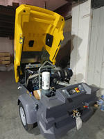 Compresseurs d'Air à Vis Portables Atlas Copco XAS88 à Moteur Diesel KUBOTA 7 Bars 100 PSI 175 CFM 5m³/min Efficaces Compacts Industriels