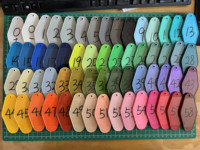Porte-clés de motel en gros, vierges pour impression de logo personnalisé, avec décalcomanie UV DTF, en plastique, colorés, utilisables comme étiquettes de bagage