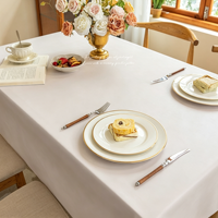 Nappe rectangulaire décorative en PVC imitation peau de mouton, imperméable, anti-taches, facile à nettoyer, style luxueux pour la maison, la salle à manger, la table basse