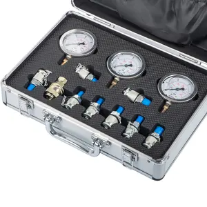 掘削機3ゲージ油圧圧力計セット適切なすべてのモデルデバイス診断テストキット