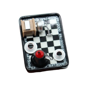 Miniature de <span class=keywords><strong>maison</strong></span> de poupée : Ensemble de jeu cafetière et grains de café, modèle de nourriture pour le thé du matin, en papier, pour <span class=keywords><strong>maison</strong></span> de poupée - Product Image 5