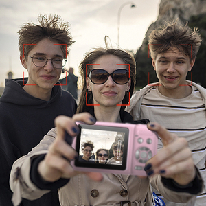 Digital Camera 2.7K Vlogging Photography Dual Screen Point <b>Shoot</b> Auto 16X Flash - Product Image 2