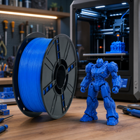 Filament PLA YAFONA CobaltBlue 1KG 1,75 mm pour imprimantes 3D, plastique PLA importé, température d'impression 200°C
