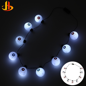 Collar con Luces LED en Forma de Ojos de Calabaza, 9 Luces, Ecológico, para Halloween, Acción de Gracias, Graduación, Accesorios Brillantes para Disfraces de Fiesta - Product Image 2