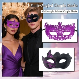 Máscara de Alta Calidad para Fiesta de Disfraces de Halloween, Media <span class=keywords><strong>Cara</strong></span>, para Hombre y Mujer, Pintada con <span class=keywords><strong>Pintura</strong></span> en Aerosol, Decoraciones para Fiesta de Disfraces - Product Image 1