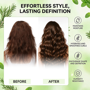 Mousse coiffante bio à séchage rapide et fixation forte au romarin et à la menthe pour cheveux bouclés : définition des boucles, contrôle des frisottis, gestion de la forme - Product Image 3