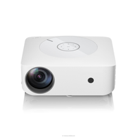 Mini projecteur LCD professionnel 1080p 4K avec WiFi, haut-parleurs intégrés, correction trapézoïdale 45° - Cinéma maison intelligent portable