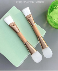 Brosse de maquillage en Nylon à Double tête, pour les soins du <span class=keywords><strong>visage</strong></span>, les masques, la boue et les cheveux, vente en gros - Product Image 6