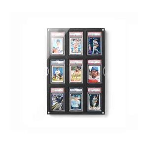 Insert en mousse EVA en fibre de carbone à 9 emplacements pour <span class=keywords><strong>cartes</strong></span> à collectionner de sport Présentoir mural pour <span class=keywords><strong>Psa</strong></span> Sports et Pokémon - Product Image 1