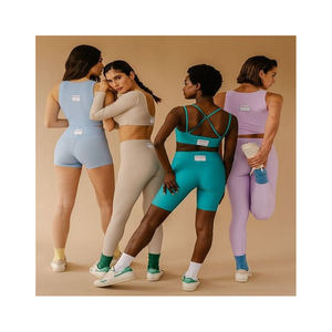 Elegante ropa deportiva para mujer, vestido deportivo cómodo y a la moda con precio cómodo, vestido multifuncional para yoga y ciclismo - Product Image 6