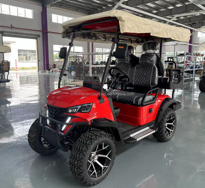 Voitures de golf électriques légères d'<span class=keywords><strong>occasion</strong></span> bon marché, 2+2 places, fabriquées en Chine, avec batterie au lithium, à vendre - Product Image 2