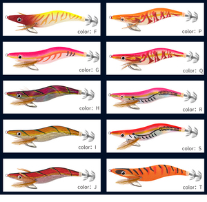 3.0 #3.5 # legno luminoso gamberetti 20 colori calamaro amo amo ami EGI <span class=keywords><strong>pesca</strong></span> mare esche artificiali esche - Product Image 6