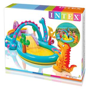 Centro de Juegos Inflable Intex 57135 <span class=keywords><strong>Dinoland</strong></span>, Divertido para Niños al Aire Libre en Verano, Tobogán de Agua, Piscina Inflable - Product Image 5