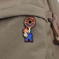 Épingles en émail de personnages d'anime, style de film de dessin animé, broche, badge de revers, accessoires de bijoux, cadeau pour les enfants et les amis