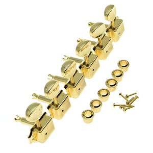 Accordeur de guitare électrique vintage 6R en gros, fabriqué en usine, chevilles d'accordage semi-fermées en alliage de zinc, pièces de quincaillerie pour instruments - Product Image 1
