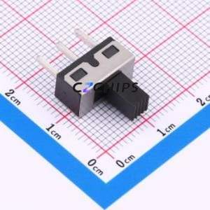 SS-12D10L7 Slide Switch Through hole Component (THT) Switch Single Pole Double Throw Rectangle Pin Header PC Pin 13mm - Product Image 1