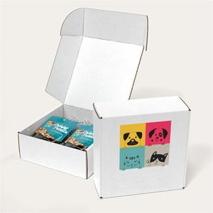 Caja de envío de alta calidad de cartón corrugado en relieve con revestimiento UV de punto negro personalizado para ropa con logotipo personalizado - Product Image 5