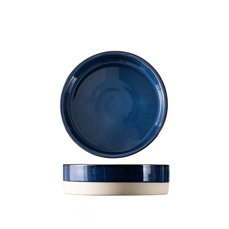 deep plate -- blue