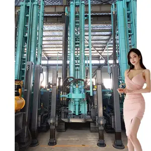 Máquina de perfuração de poço de água com motor diesel hidráulico, equipamento de perfuração de poço de água XY-1 para a Indonésia 501m