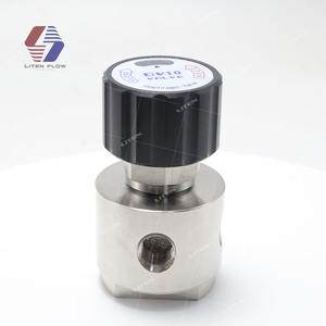 1/4 "महिला npt उच्च शुद्धता वाला डायाफ्राम वाल्व 316l स्टेनलेस स्टील मैनुअल यूएचपी उच्च प्रवाह डायाफ्राम सील वाल्व - Product Image 6