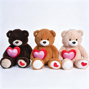 Mochila de Peluche Personalizada con Diseño de Corazón, Estilo Oso de Peluche, Tamaño Gigante (51-99cm), Colores Surtidos, Relleno de Algodón PP - Product Image 1