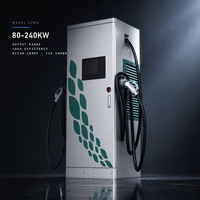 Nouvelle station de recharge DC tout-en-un pour véhicules électriques 80kW-240kW, chargeur rapide 150V-1000V IP54