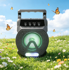 ABS-3101 Nouvelle arrivée, haut-parleur portable rechargeable BT avec lumière LED RVB, stéréo TWS, basses puissantes pour une utilisation à la maison et en extérieur - Product Image 1