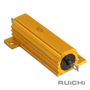 Ruichi rx24 0.1r-10k 5% 5W 10W 25W 50W 75W 100W 150W 200W 300W 500W 1000W vàng vỏ nhôm điện trở - Product Image 4