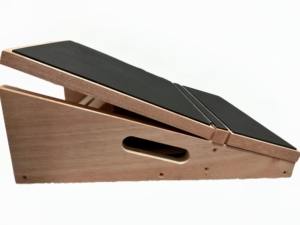 Planche inclinée en bois naturel directe d'usine avec planche inclinable réglable et civière de mollet pour les amateurs de fitness - Product Image 2
