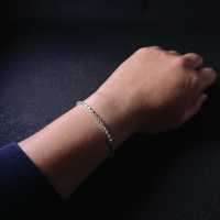 Bracelet unisexe en argent sterling 925 plaqué rhodium, chaîne torsadée serpent 3 mm, vente en gros d'usine - Idéal pour cadeau et occasions festives