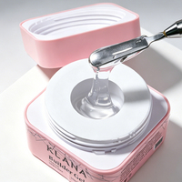 Gel de construction professionnel solide en argile, rose nude, dur, pour extension et réparation d'ongles UV LED